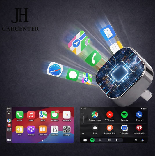 2-in-1 Draadloze CarPlay & Android Auto Adapter usb to usb c kabel